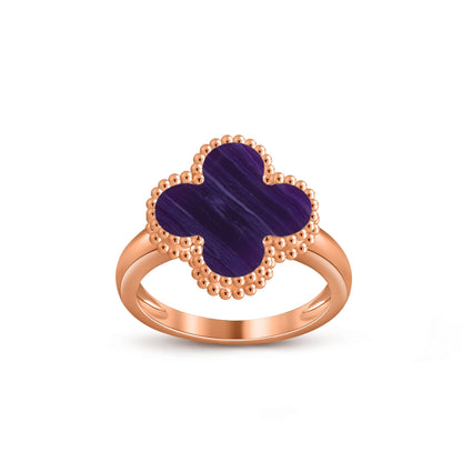 [Legend]LUCKY CLOVER VINTAGE ROSE GOLD RING COLLECTION