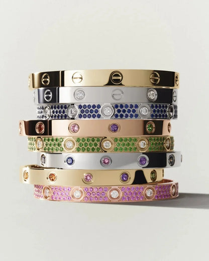 [Legend]CLASSIC 6.1MM LOVE BRACELET 10-DIAMOND FULL PAVÉ