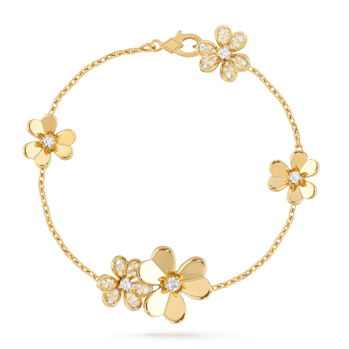 [Legend]LUMINOUS BLOSSOM 5-MOTIF CHARM BRACELET