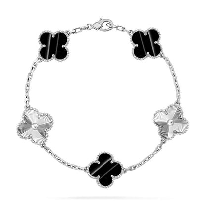 [Legend]LUCKY CLOVER 5-MOTIF BRACELET - PULSE STONE COLLECTION