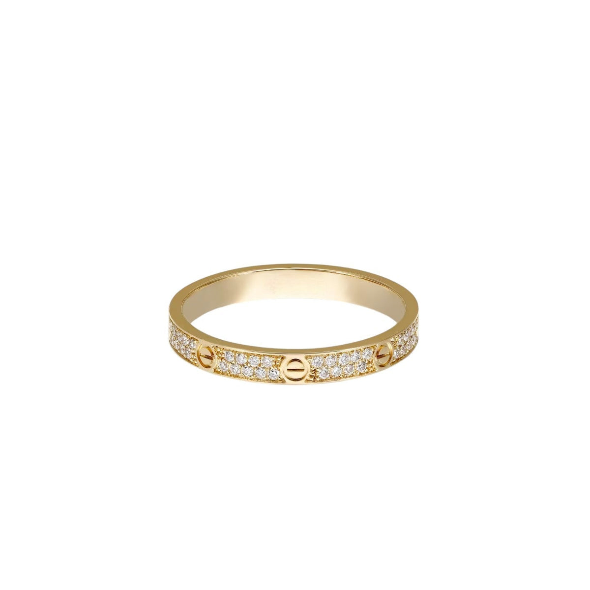 [Legend]LOVE 2.6MM PAVÉ DIAMOND RING