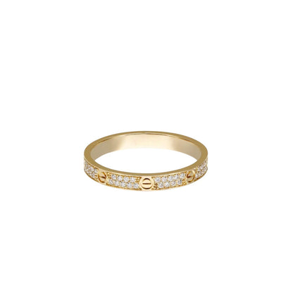 [Legend]LOVE 2.6MM PAVÉ DIAMOND RING