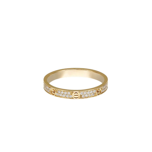 [Legend]LOVE 2.6MM PAVÉ DIAMOND RING