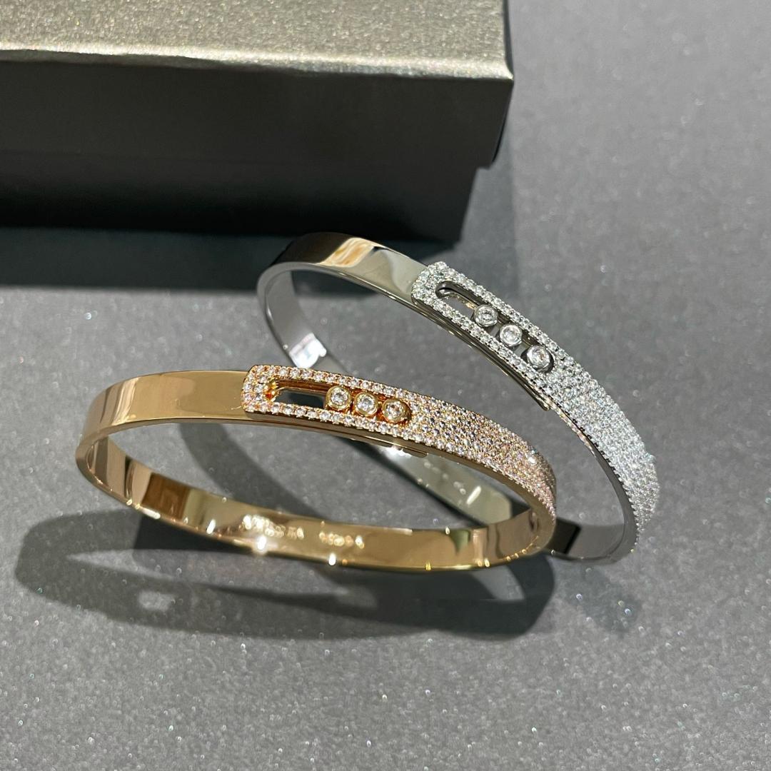 [Legend]MOVE NOA PAVÉ DIAMOND BANGLE BRACELET