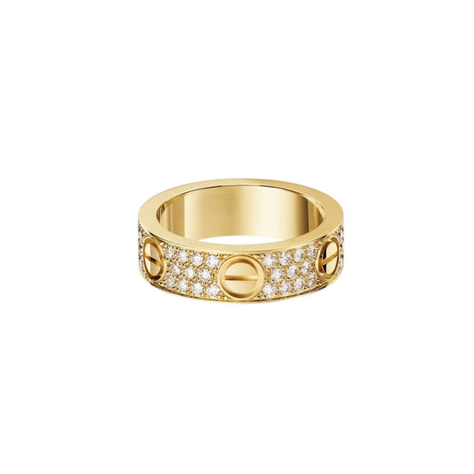 [Legend]LOVE 5.5MM FULL-PAVÉ DIAMOND RING