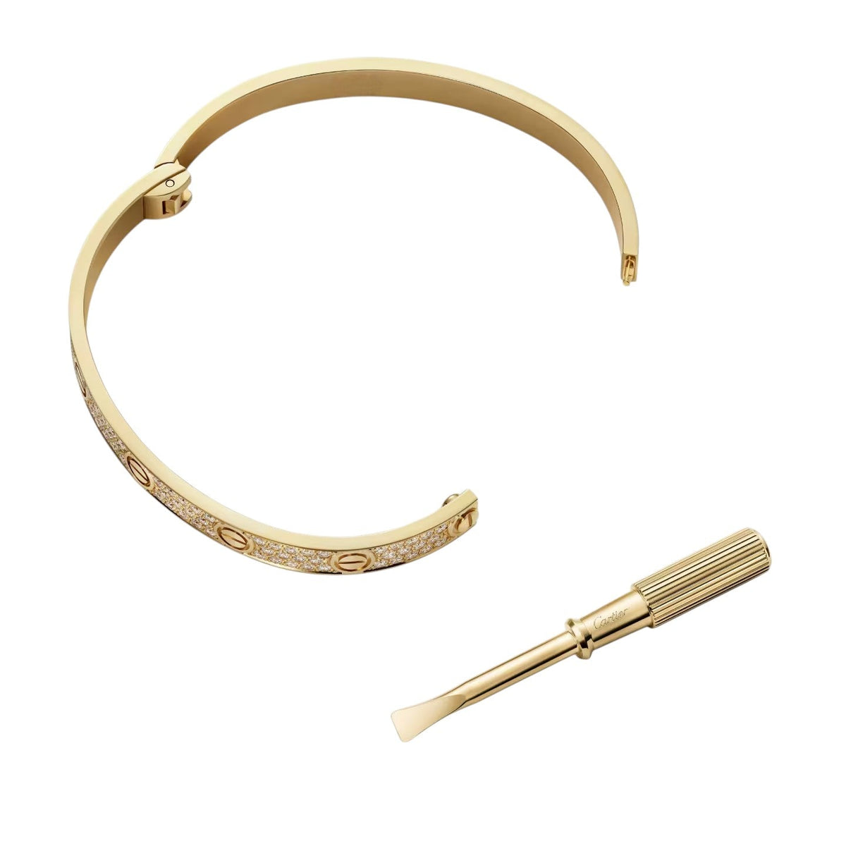 [Legend]CLASSIC 6.1MM LOVE BANGLE - FULL PAVÉ
