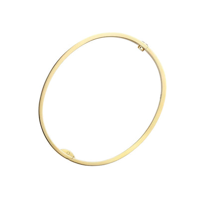 [Legend]CLASSIC 6.1MM LOVE SINGLE-SCREW CLOSURE BANGLE - 4-DIAMOND