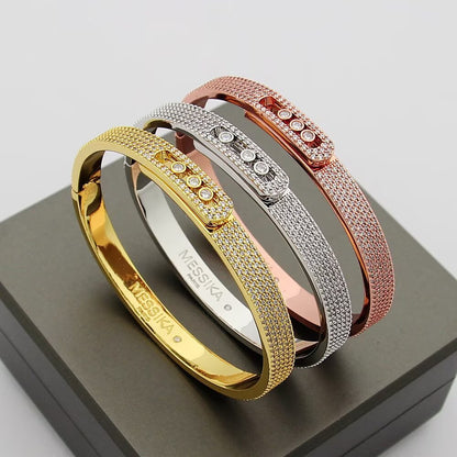 [Legend]MOVE NOA FULL-PAVÉ DIAMOND BANGLE BRACELET
