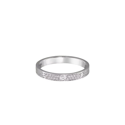 [Legend]LOVE 2.6MM PAVÉ DIAMOND RING