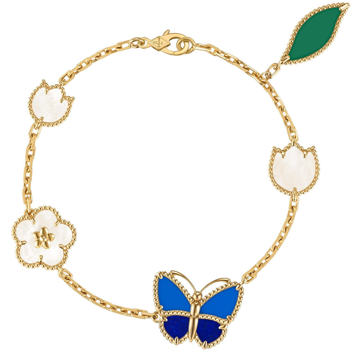 [Legend]SPRING ENCHANTMENT BUTTERFLY & FLORAL CHARM BRACELET