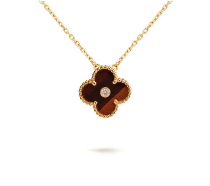 [Legend]LIMITED EDITION CHRISTMAS CLOVER FLOWER NECKLACE - 15MM ANNUAL COLLECTIBLE PENDANT