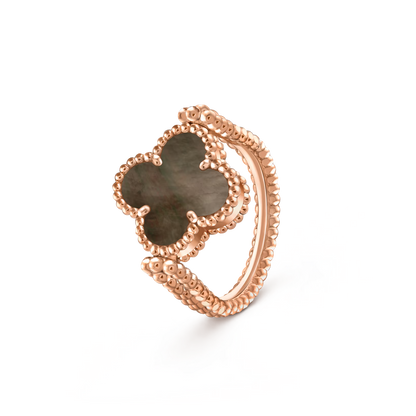 [Legend]LUCKY CLOVER ROSE GOLD REVERSIBLE RING