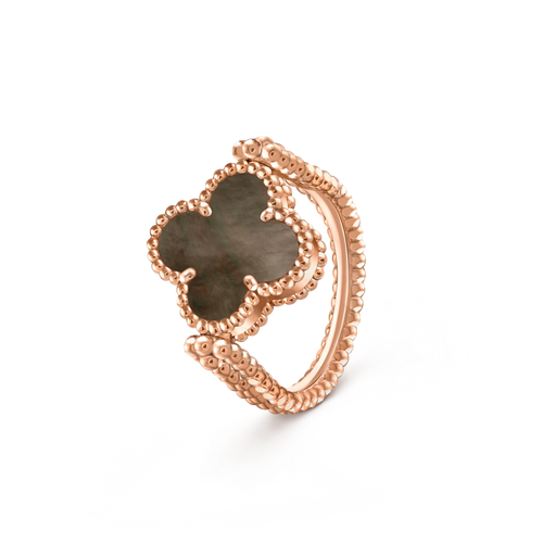 [Legend]LUCKY CLOVER ROSE GOLD REVERSIBLE RING