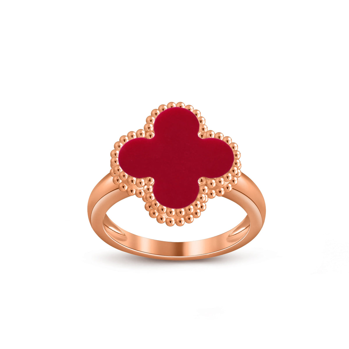 [Legend]LUCKY CLOVER VINTAGE ROSE GOLD RING COLLECTION