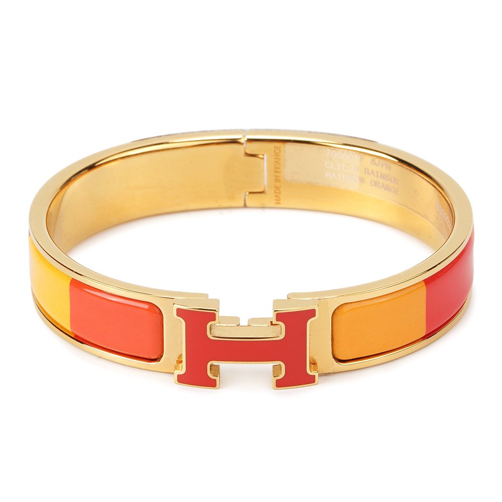 [Legend]H BRACELET ORANGE RAINBOW CERAMIC