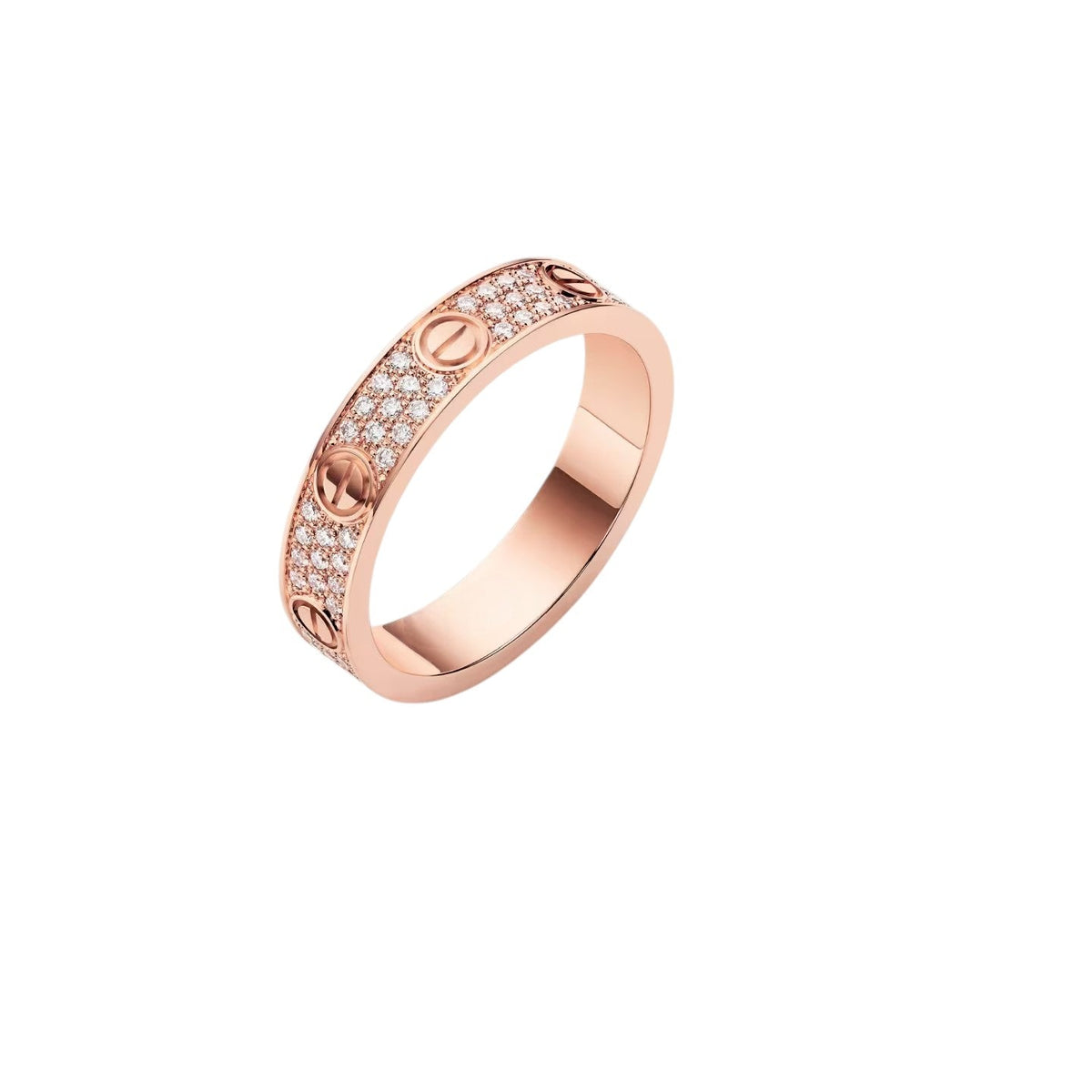 [Legend]LOVE 4MM PAVÉ DIAMOND RING