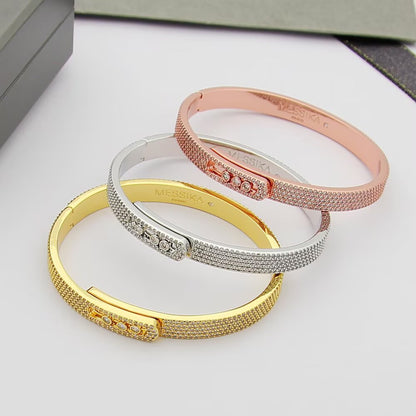 [Legend]MOVE NOA FULL-PAVÉ DIAMOND BANGLE BRACELET