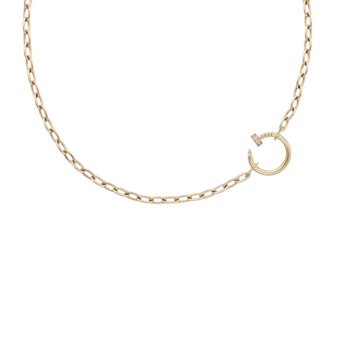 [Legend]CLOU DIAMOND NAIL PENDANT NECKLACE