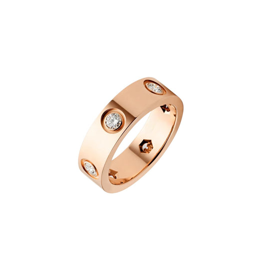 [Legend]LOVE 5.5MM 6 DIAMONDS RING