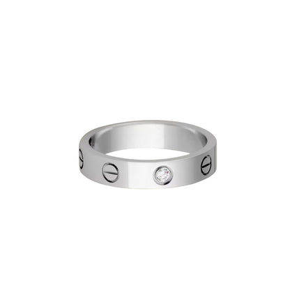 [Legend]LOVE 4MM 1 DIAMOND RING