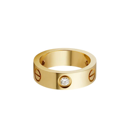 [Legend]LOVE 5.5MM 3 DIAMONDS RING