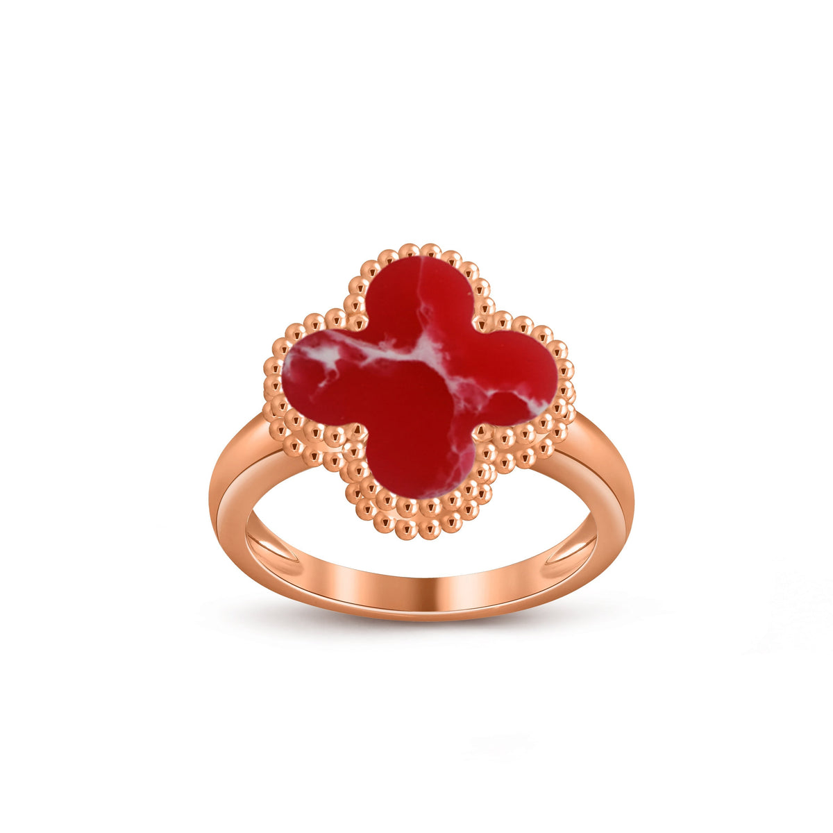 [Legend]LUCKY CLOVER VINTAGE ROSE GOLD RING COLLECTION