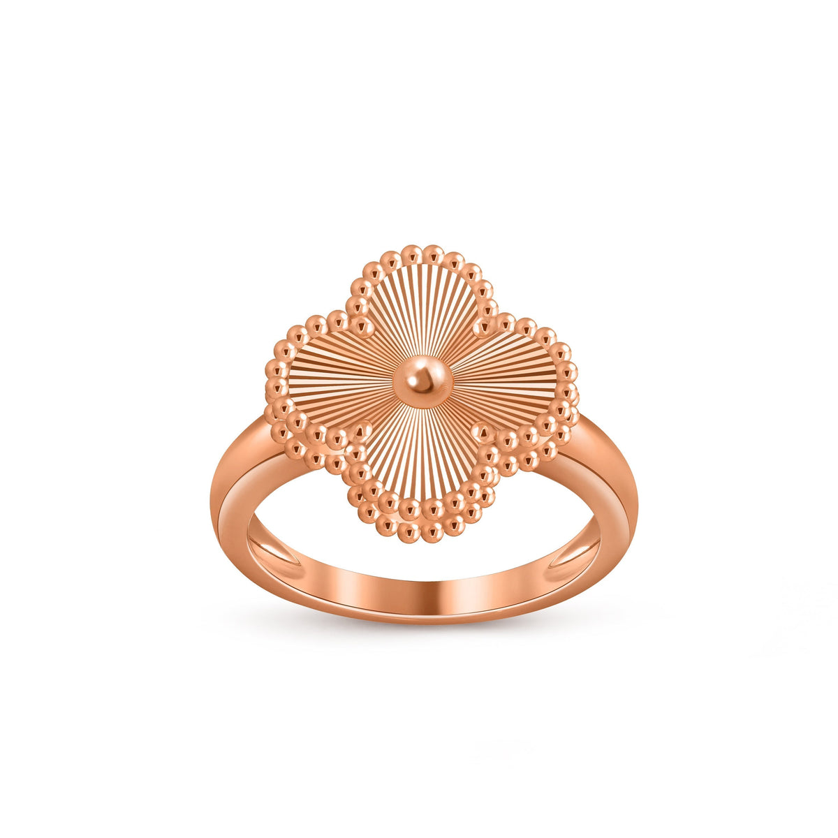 [Legend]LUCKY CLOVER VINTAGE ROSE GOLD RING COLLECTION
