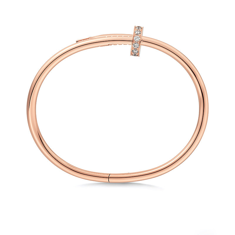 [Legend]JUSTE UN CLOU 3.5MM CLASSIC DIAMOND BANGLE