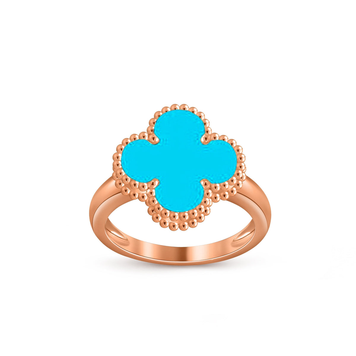 [Legend]LUCKY CLOVER VINTAGE ROSE GOLD RING COLLECTION