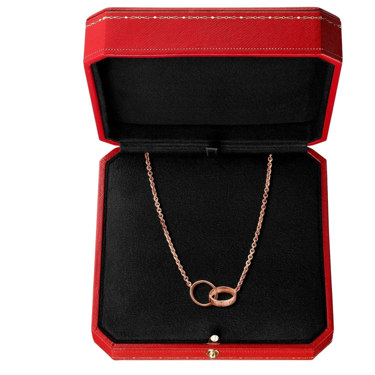 [Legend]LOVE DOUBLE-RING PENDANT NECKLACE