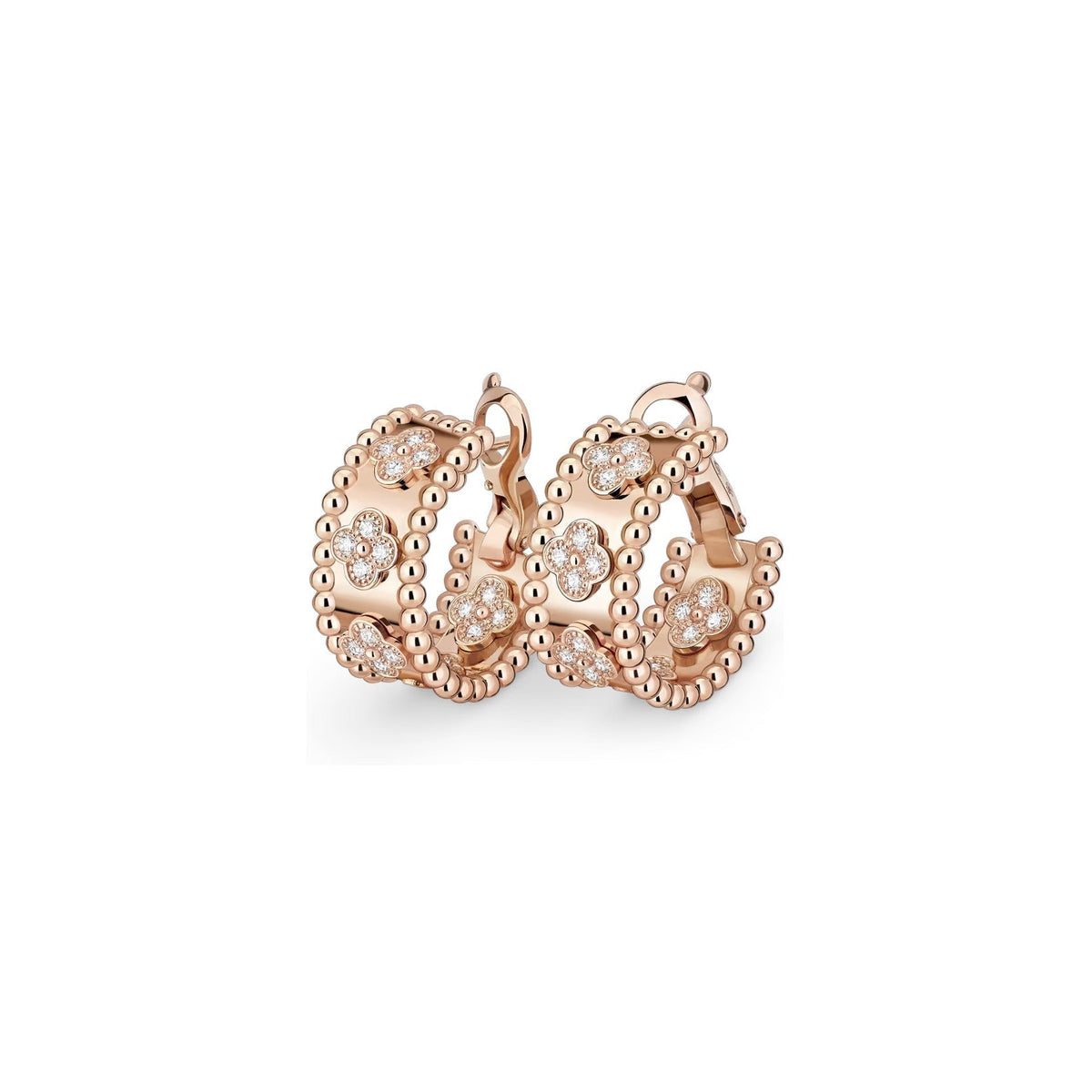 [Legend]KALEIDOSCOPE CLOVER HOOP EARRINGS