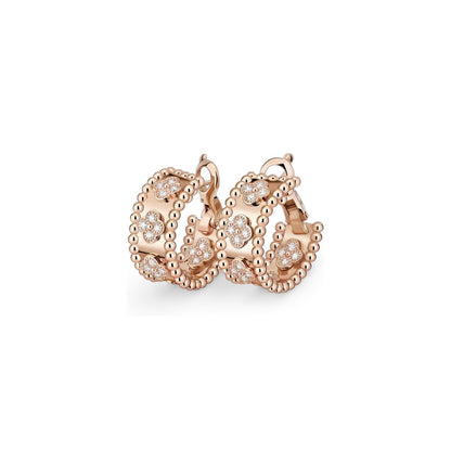 [Legend]KALEIDOSCOPE CLOVER HOOP EARRINGS