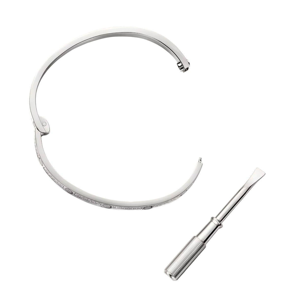 [Legend]CLASSIC 3.65MM LOVE FULL PAVE BANGLE