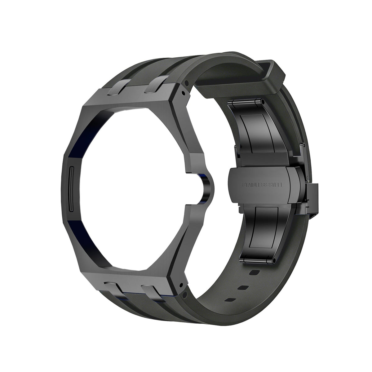 [Legend]OAK POP BLACK STEEL CASE & SILICONE STRAP