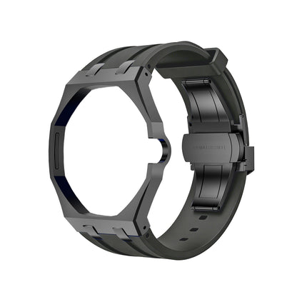 [Legend]OAK POP BLACK STEEL CASE & SILICONE STRAP