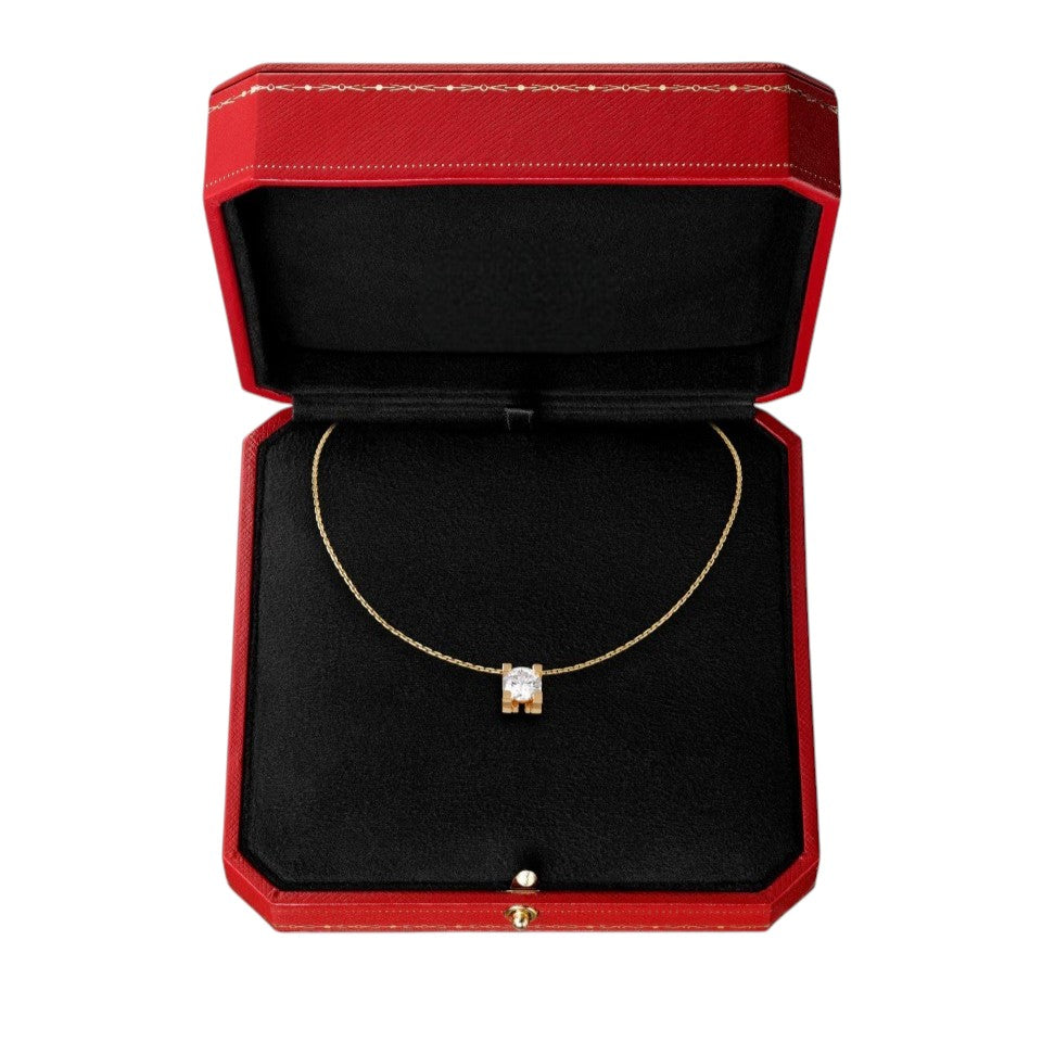[Legend]C DE PENDANT DIAMOND NECKLACE