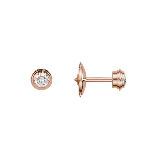 [Legend]D'AMOUR 5MM DIAMOND STUD EARRINGS