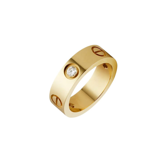 [Legend]LOVE 5.5MM 3 DIAMONDS RING