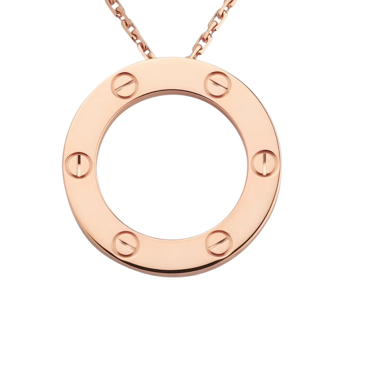 [Legend]LOVE LARGE CIRCULAR PENDANT NECKLACE