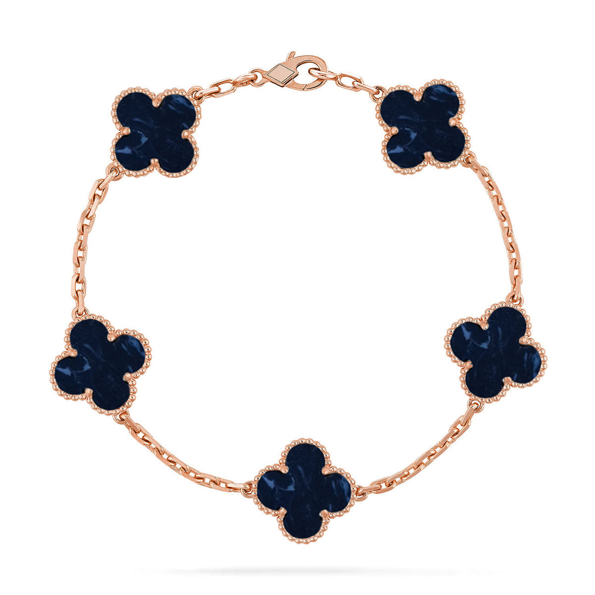 [Legend]LUCKY CLOVER 5-MOTIF BRACELET - PIETERSITE COLLECTION