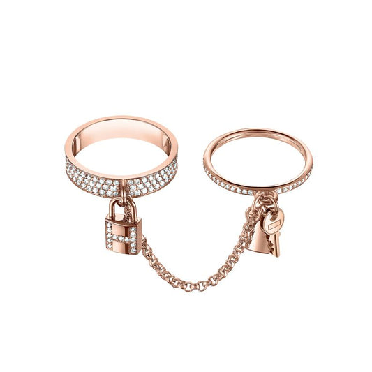 [Legend]HM KELLY CLOCHETTE DOUBLE RING IN  WITH DIAMONDS