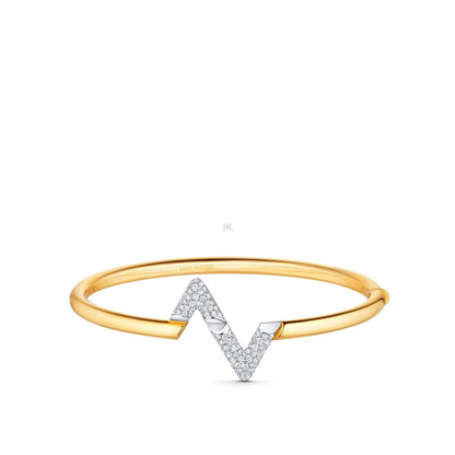 [Legend]VOLTE UPSITE DOWN GOLD DIAMOND BRACELET