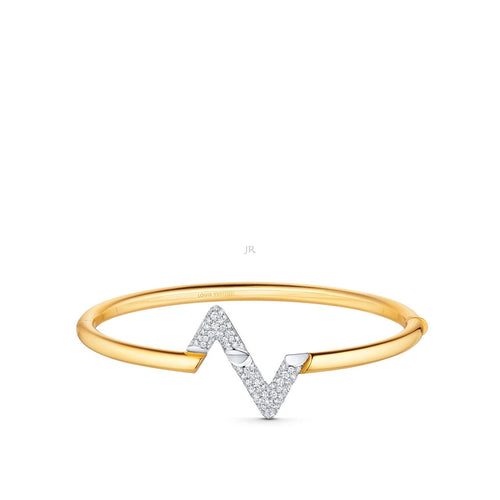 [Legend]VOLTE UPSITE DOWN GOLD DIAMOND BRACELET