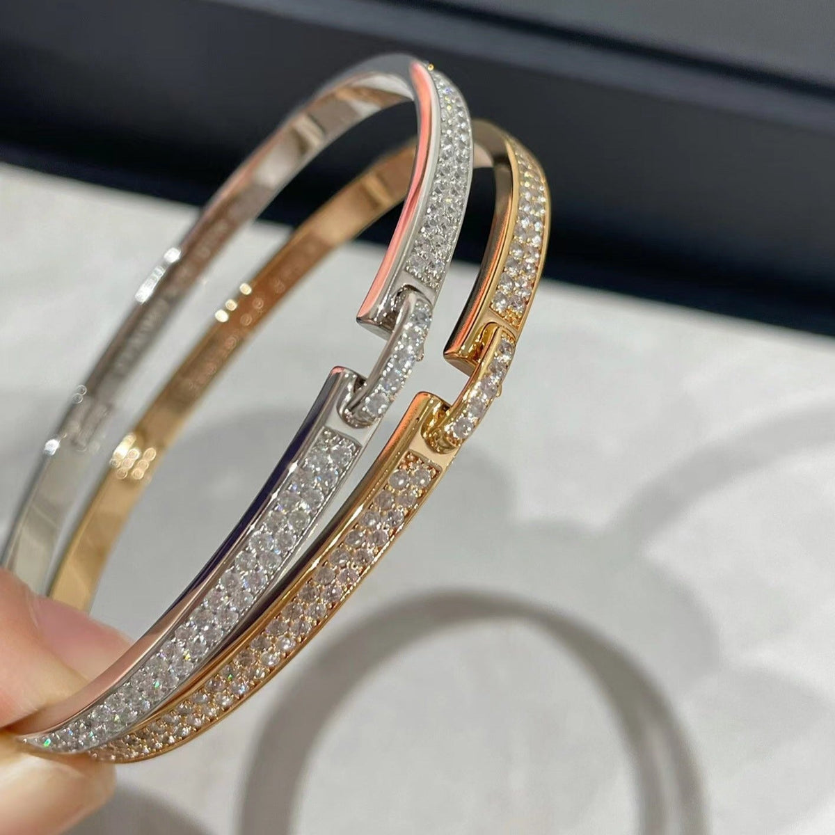 [Legend]LIENS VIDENCE DIAMOND PAVED BRACELET