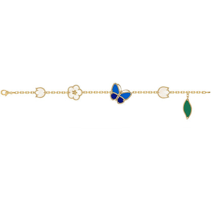 [Legend]SPRING ENCHANTMENT BUTTERFLY & FLORAL CHARM BRACELET