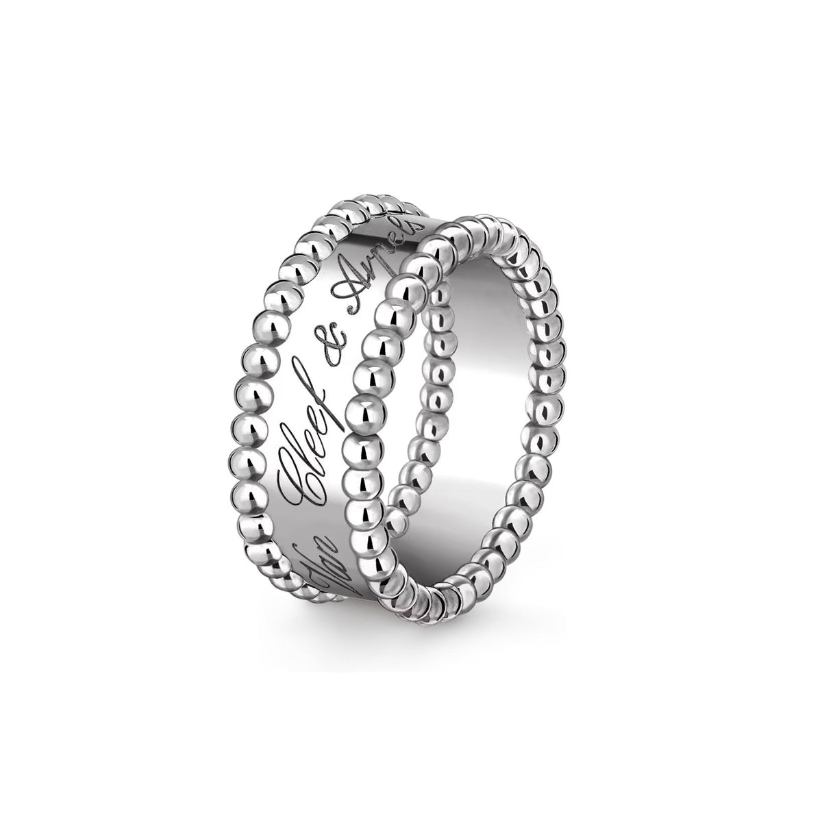 [Legend]SIGNATURE DUAL-BEADED BAND RING