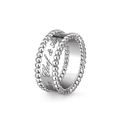 [Legend]SIGNATURE DUAL-BEADED BAND RING