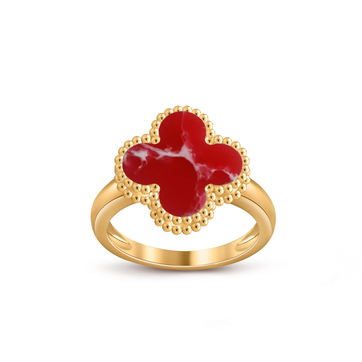 [Legend]LUCKY CLOVER VINTAGE GOLD RING COLLECTION