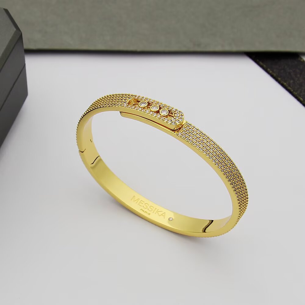 [Legend]MOVE NOA FULL-PAVÉ DIAMOND BANGLE BRACELET