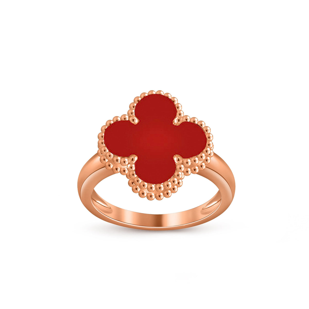 [Legend]LUCKY CLOVER VINTAGE ROSE GOLD RING COLLECTION